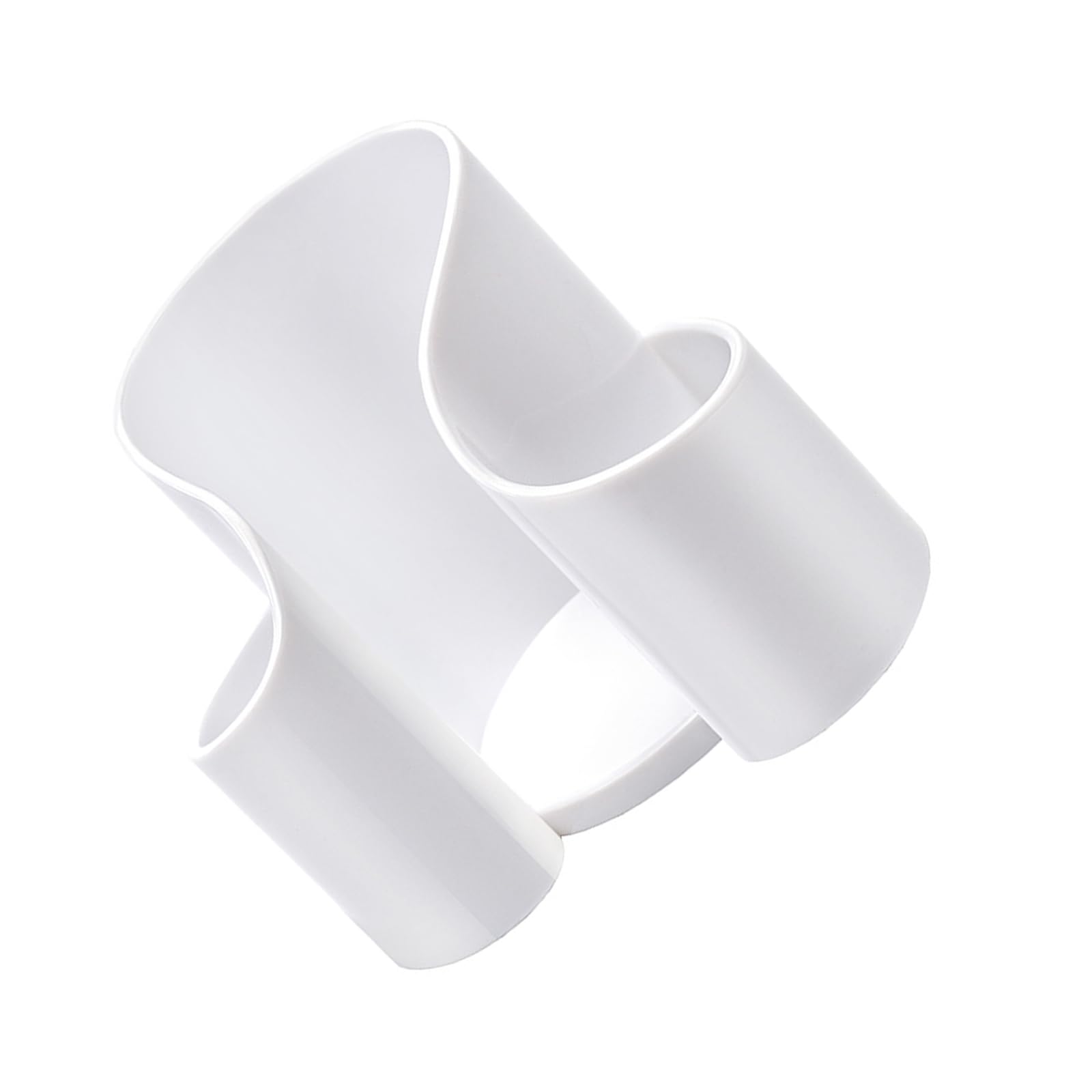 Snorvixre Multipurpose Storage Container for Cosmetic Swabs Dentals Floss and Paper Cup Bathroom Countertop Organiser Bathroom Storage Cup