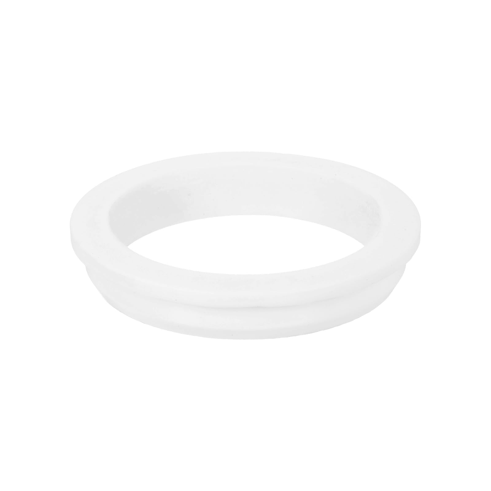 Unifizz 1Pcs Rubber Grommet 105mm Drill Hole, 89mm ID Hole Top Hat Grommet White Silicone Hole Plug Gasket for Automotive, Machinery and Wiring Applications