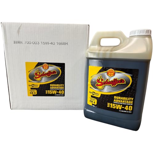Aceite para motor diésel 15W-40 Schaeffer 2.5 gal x2 miniatura 1