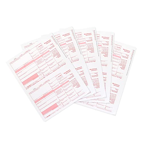 Blue Summit Supplies 25 1099 MISC Copy A Formulare, 2021, 25 Stück, kompatibel mit QuickBooks und Buchhaltungs-Software, nur Kopieren A, 25 Stück (13 Blatt, 2 Formulare pro Blatt) Cover