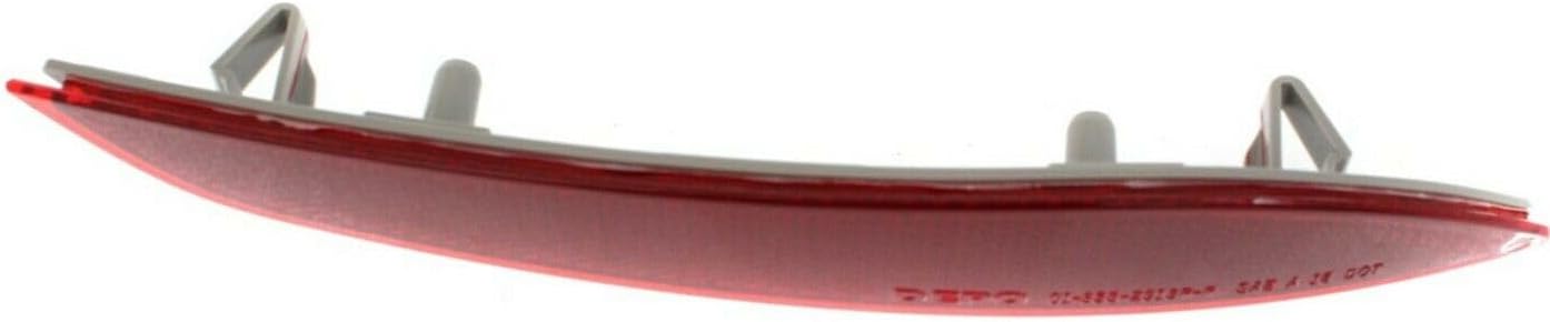 Bumper Reflector Set 2pc Rear Left Right for Chevy Cruze LS/LT/Premier 2016 Diesel 2017-2019 Safety Light GM1185116 GM1184116C