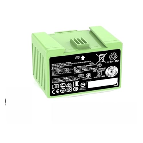 VPWMEWFP Batería ABL-D1, Compatible con Roomba, I7 I7+ 7150 7158 7556 7558 I3 I3+ I4 I4+ I8 I8+ y E5 E6 5150 6198 Batería de Repuesto Batería de Litio