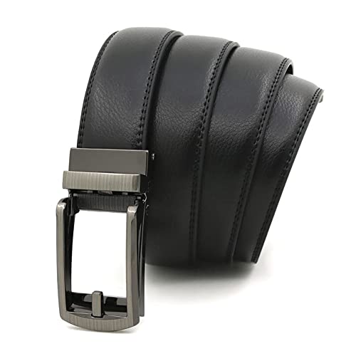Comfort Click Belts for Men,Business Casual Belt with Automatic Buckle,Genuine Leather Dress Belts for Office3