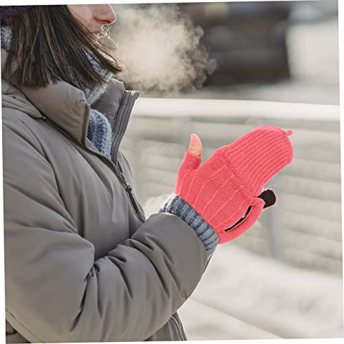 Guantes térmicos USB invierno Happyyami convertibles de dedo completo 4