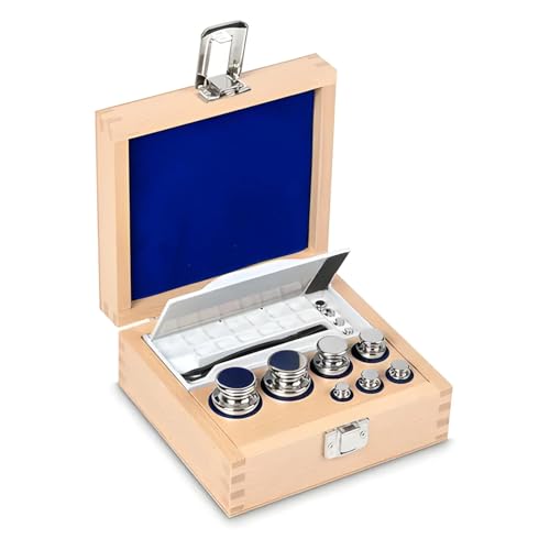 Kern 324-04 1-200 g F1 Class Set of Weight in Wooden Box with Stainless Steel
