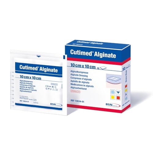 Cutimed Alginate Alginatkompressen 5x5 cm, 10 St