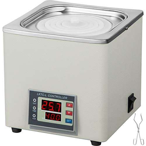 VEVOR BHS-1 Digital Water Bath 300W Heating Thermostatic Water Bath 3L Stainless Steel
