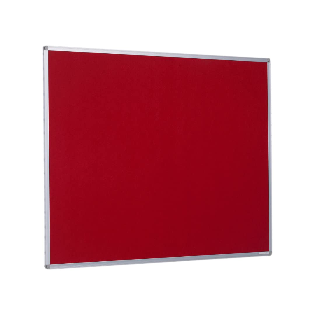 Noticeboard with Red Felt 2400mm x 1200mm (WxH)