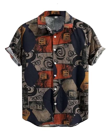 Image of IndoPrimo Casual Shirt for Men || Shirt for Men || Men Poly Cotton Stylish Shirt || Men Printed Shirt || Men Shirt Half Sleeve - Prime