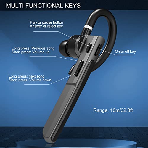 Auricular Bluetooth Septpenta Mono 5.3 IPX7 miniatura 5