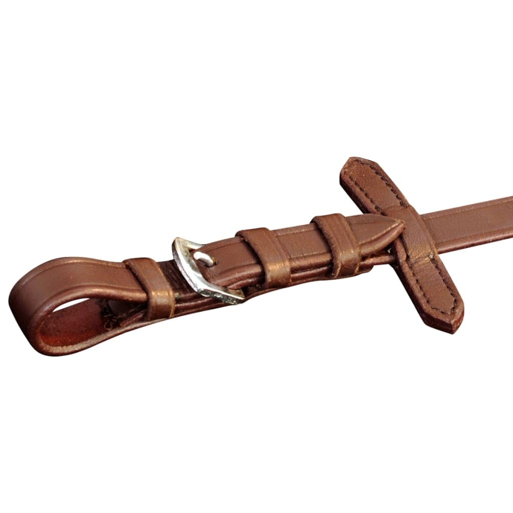 Articoli sportivi - Briglia Flash in pelle con redini e morso Pony marrone