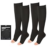 Evolyline 2 Paar Medizinische Kompressionsstrümpfe Damen & Herren 20-30 mmhg Klasse 2, Kompressionssocken ThrombosestrüMpfe Damen Flug, StüTzstrümpfe Stützstrumpfhose füR Krampfader KnöChel