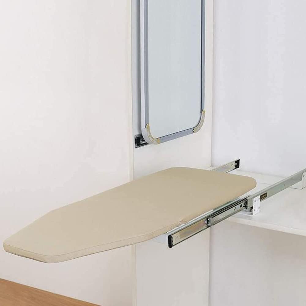 Estación de planchado plegable para ocultar la tabla de planchar en el gabinete para apartamentos y habitaciones pequeñas  Tabla plegable