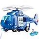 HERSITY Hubschrauber Spielzeug Kinder, Kinderspielzeug ab 3+ Jahre Jungen Polizei Helikopter mit Licht und Sound, Drehpropeller, Flugzeug Blau, Geschenk für Kleinkind 4 5 6 Jahre