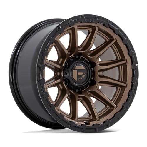FUEL OFF-ROAD FC866 PISTON 20X9, 6X135, 5.04, 1mm MATTE BRONZE W/ GLOSS BLACK LIP - FC866ZB20906301