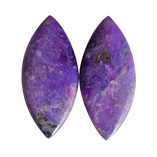 Sugilite cabochon marquise violet 24x11mm pour réussir vos sertissages de bijoux complexes