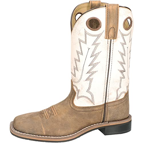 Smoky Mountain Boots | Drifter Series | Women’s Western Boot | Square Toe | Genuine Leather | Rubber Sole & Block Heel | Leather Upper & Man-Made Lining