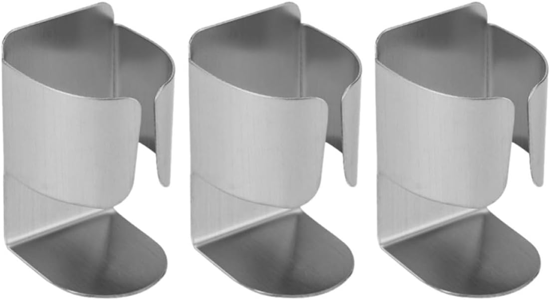 Toothbrush Holder Space Saving 3pcs Wall Mounted Stainless Steel Electric Toothbrush Storage Rack with Modern Minimalist Design Bathroom Organizer