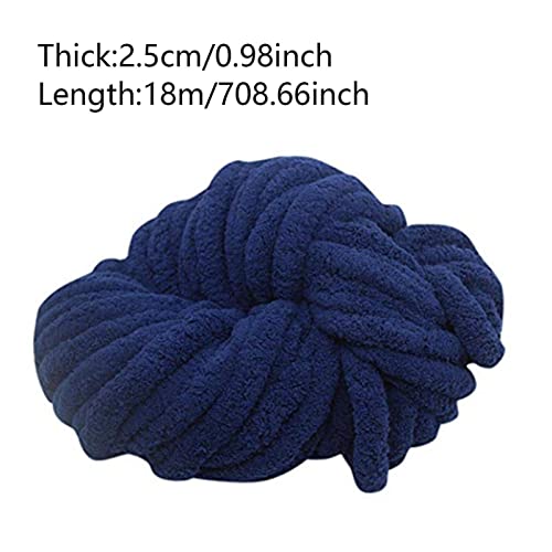 Chunky Knit Blanket Yarn,Fuzzy Chenile Line - Arm Knitting Thick Bulky Diy For Knit Blanket Cushion Bed Sofa Home Decor Fengr-Us #TOP3