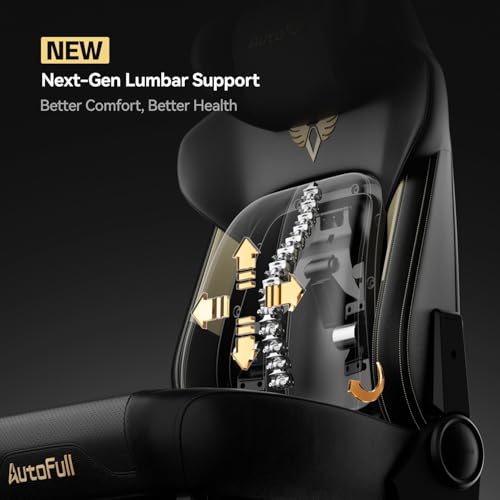 Gaming Chair with Massage and Footrest