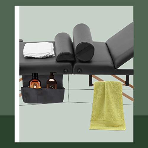 Massage Bed Spa Bed Massage Table Salon Tattoo Bed Heigh Adjustable 3 Fold 84\" Massage Table W/Sheet Cradle Cover 2 Bolster Hanger Portable Facial
