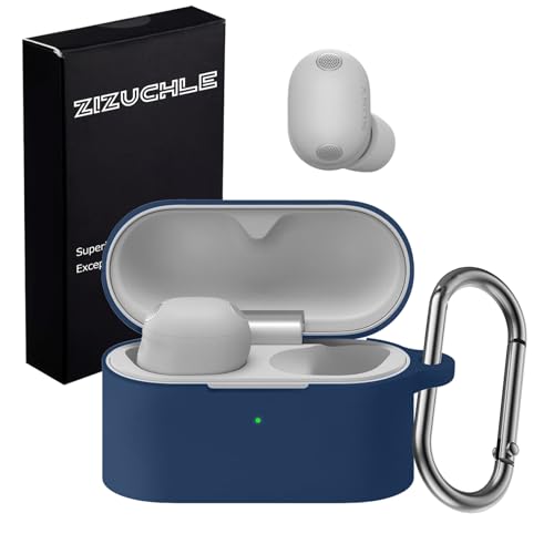 ZHZUCHLE for sony wf-1000xm6�P�[�X wf-1000xm6 �P�[�X �J�o�[ �V���R���� �����J���r�i�t�� �S�ʕی� �����h�~ ������� ���� �L�Y�h�~ �ϏՌ� �����[�d�\ �y�ʏ��^ �h�o �\�j�[ (�u���[)