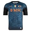 SSC Napoli Maglia Gara Halloween 2025/2026 + Gymsack, Corsair, EA7 Prodotto Ufficiale, Maglia Calcio 2025/2026, L