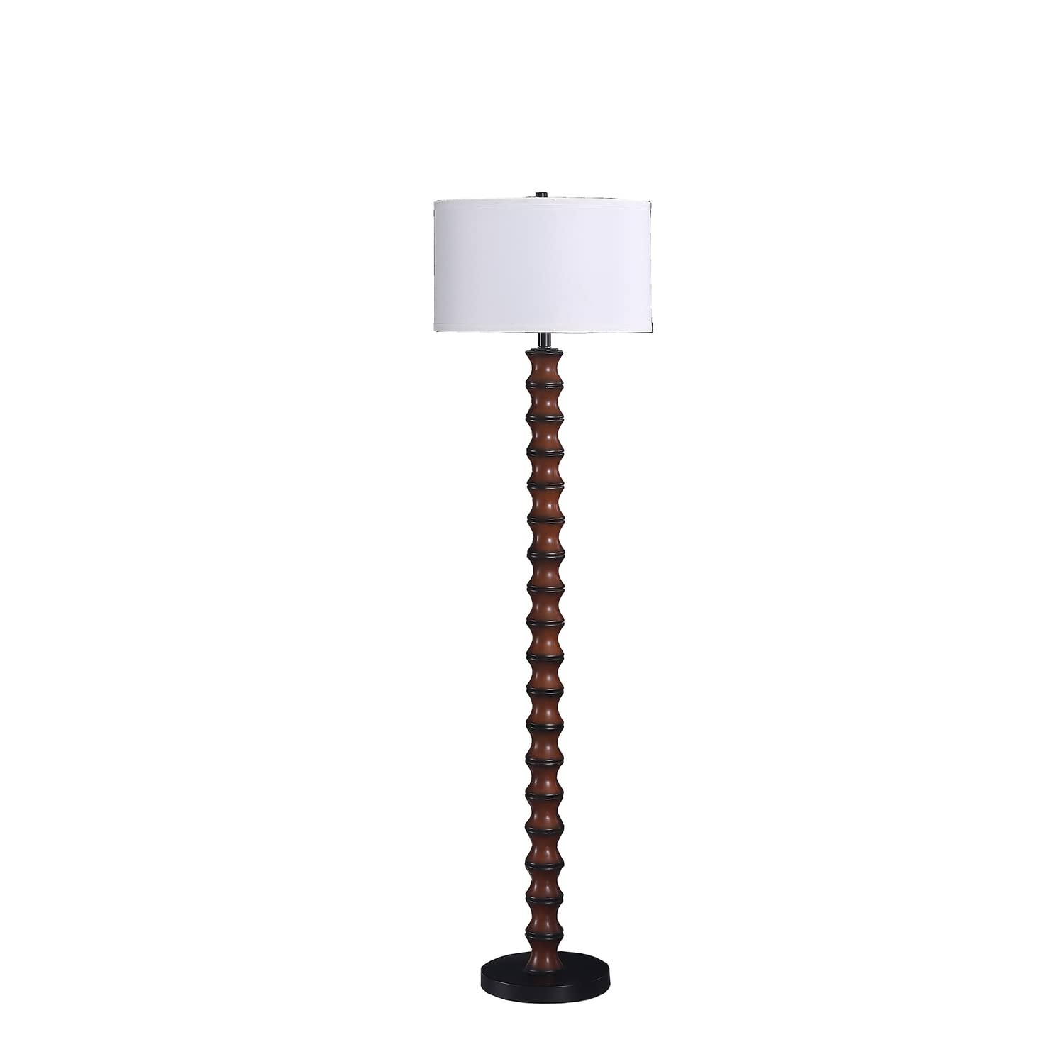 Photo 1 of ORE International 61" in Coastal Littoral Wood Insp Modern Floor Lamp