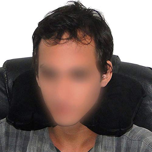 Almofada pescoço travesseiro inflável Preto CBRN01880