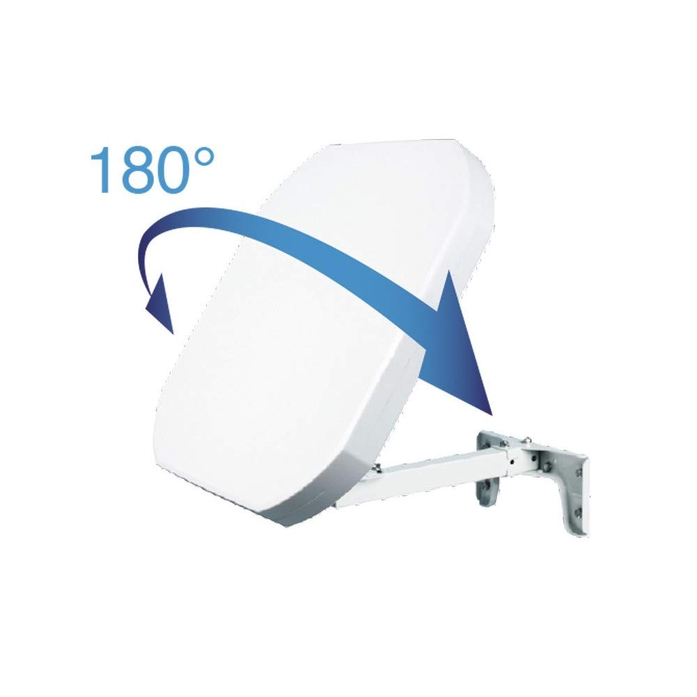 Metronic 498144 Antenna Satellite Plate H V Bianco