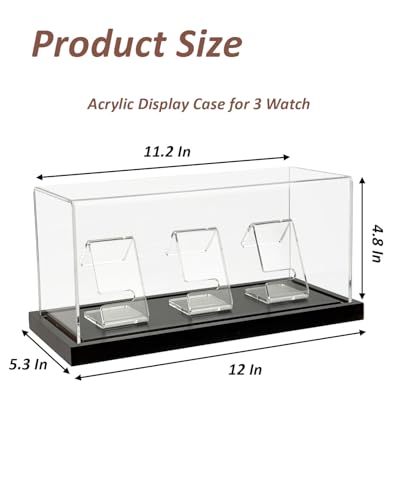 Vitrine LED professionnelle pour montres et coffret d'exposition