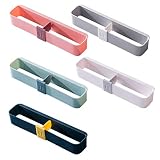 Toddmomy パンチングフリー壁掛けスリッパラック PP素材採用 耐荷重 省スペース設計 玄関やバスルームの収納に最適 スリッパ収納ラック 5個セット ランダムカラー