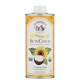 La Tourangelle Organic Sun Coco Oil 25.4 Fl. Oz., Neutral Flavor & High Smoke Point, Blend of Organic Sunflower Oil and Organic Coconut Oil