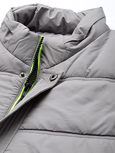 Image of The Indian Garage Co Men Slim Fit Solid Puffer Jackets