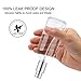 Hydior Empty Glass Spray Bottles, Perfume Atomizer, Fine Mist Spray, 3.4oz, Clear, 2 Pack