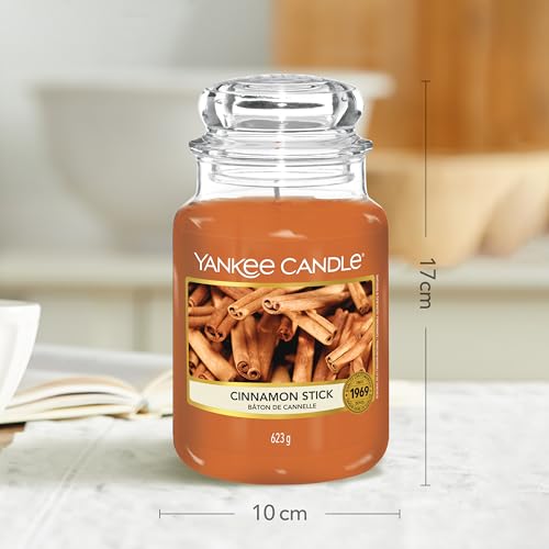 Yankee Candle Duftkerze im Glas (groß) | Cinnamon Stick | Kerze mit langer Brenndauer bis zu 150 Stunden | Perfekte Geschenke für Frauen – Bild 3