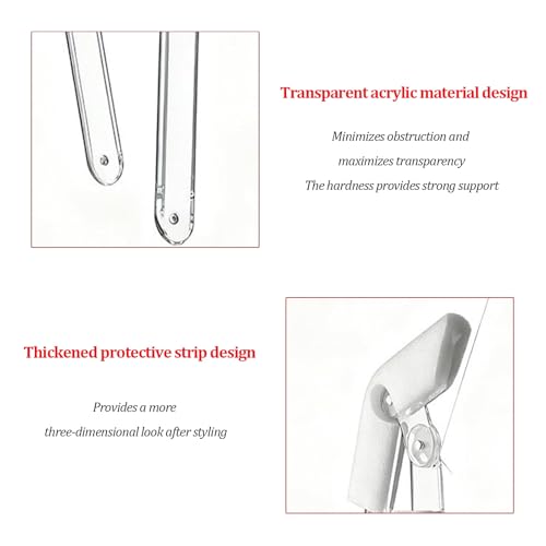 Mannequin acrylique invisible réglable idéal pour vitrines mode