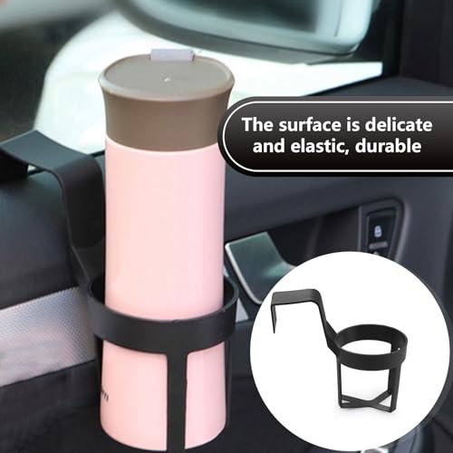 Portavasos para auto Colgante 5.5x2.8x5.5 pulgadas Pack 2 Negro miniatura 4