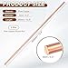 PATIKIL 2Pcs 99.99% Pure Copper Round Rod, 5mm / 0.2