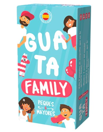 Juegos de Mesa - GUATAFAMILY - El Juego Ideal para reír en Familia, con Adultos y niños - Fomenta la imaginación y Agilidad Mental de los más peques - Regalos Navidad