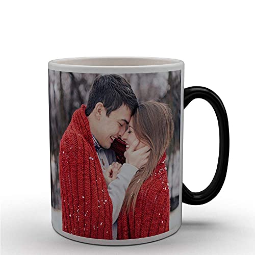 Image of Personalized Raksha Bandhan Acrylic LED Lamp with Custom Photo (White Mug) | Night Light, Brother Sister, Free Rakhi Included, Custom Photo