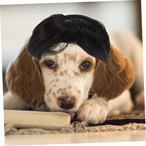 Peluca divertida para perros Kisangel para cosplay y disfraz miniatura 4