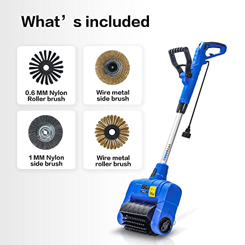 Sicenxtools Grout Cleaner For Tile Floors Grout Brush,Heavy Duty With Wire Surface Brush,Grout Cleaner Brush Safety Grout Scrubber,Moss,Weed Between Floor Tiles #TOP3