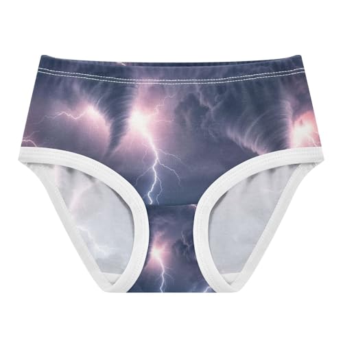 Tornadoes Toddler Girl Underwear, Cotton Girls Underwear, 2T–8 Years