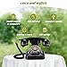 Audio Guest Book Wedding Phone can Record Customized Audio Guest Books for Weddings, banquets and Parties, and it Supports Playing Guests' Voice Message Information on The Device Itself. Black