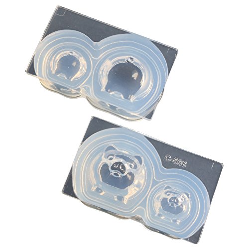 亀島商店 アニマル レジンクラフト用 ソフトモールド まんまるブタ立体型 1組 入 KAM-REJ-566