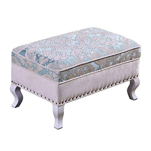 Banc d'entrée ottoman et repose-pieds moderne en bois pour salon et dortoir