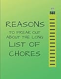 Reasons To Freak Out About The Long List Of Chores: 2019-2020 To-Do List Planner