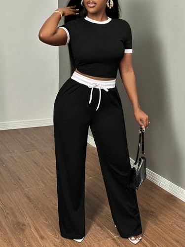Image of dockstreet Women's /Unisex ONESOPEN Bottom Drawstring Pure Cotton Stretchable Baggy Jogger Pants || for Similar Baggy Look Order a Size or Two Large Than Your Usual Size