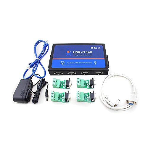 4 ports Serial Device Server RS232 RS485 RS422 to Ethernet Converter - USR-N540
